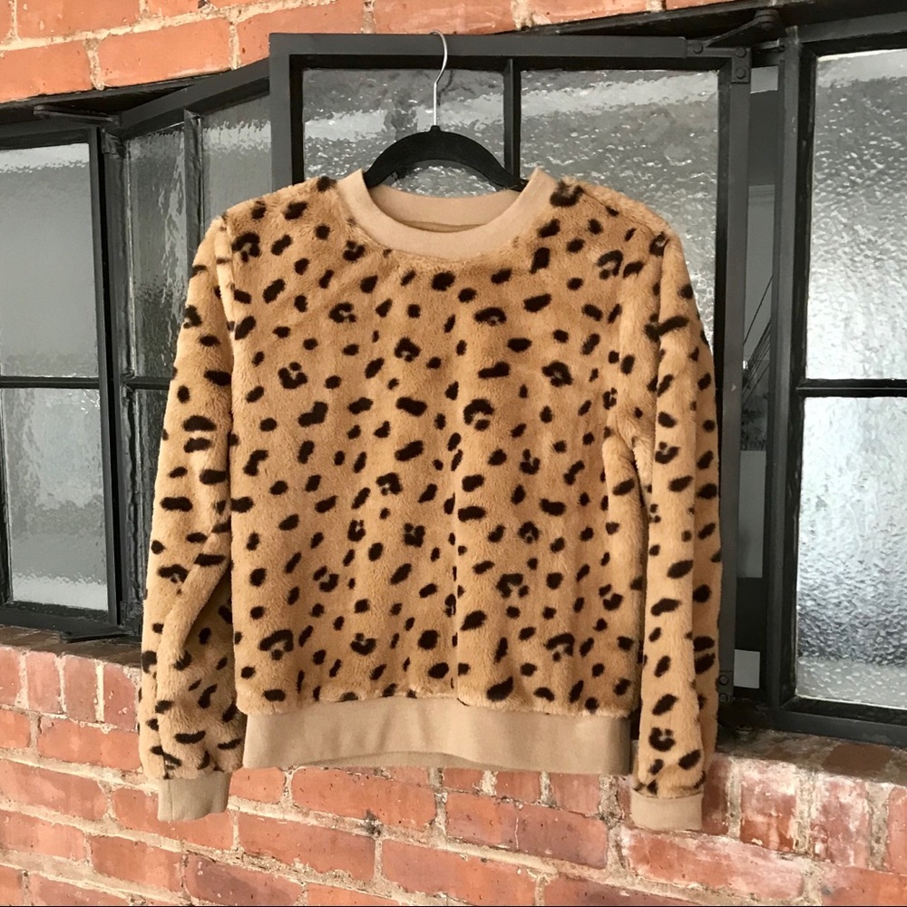 Lou & Grey Faux Fur Top